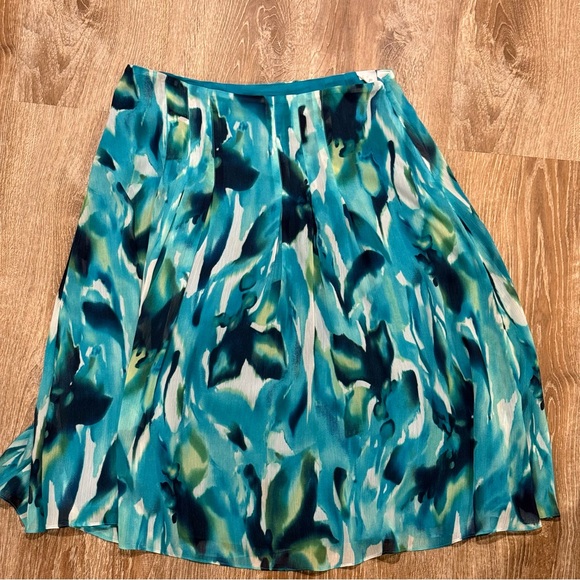 Jones New York Teal and Blue Dress - Picture 3 of 10